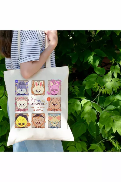 Stray Kids Skzoo Tote Bag Bez Çanta