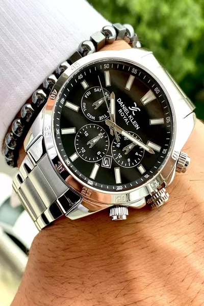 Stainless Steel Band Men's Wristwatch+3atm Waterproof 2 Years Warranty