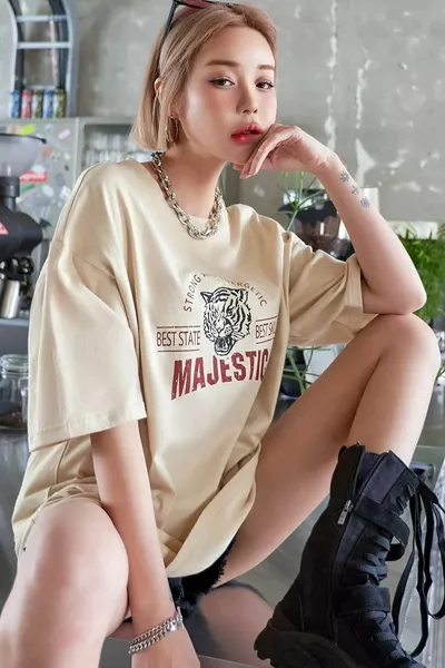 Unisex Majestic Printed T-shirt