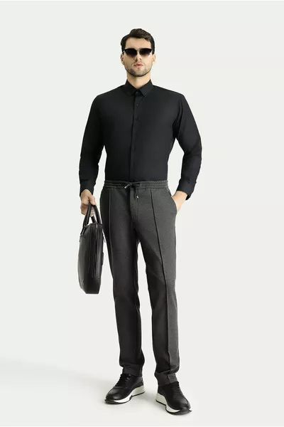 Uzun Kol Slim Fit Dar Kesim Non Iron Ütü Gerektirmeyen Pamuklu Gömlek