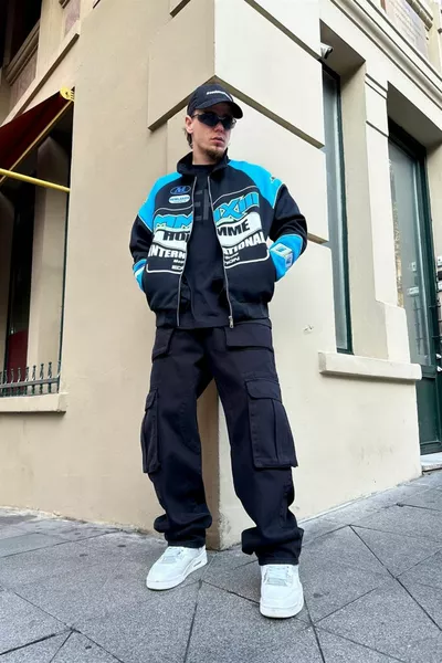 Унисекс Boxy Limited Edition Мотоспорт бомбър яке