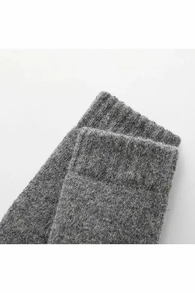 3 paires de chaussettes d’hiver en laine multicolore pour femme