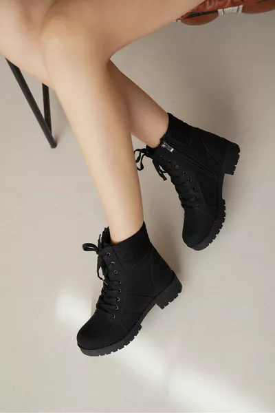 Stivali postali da donna neri extra opachi 