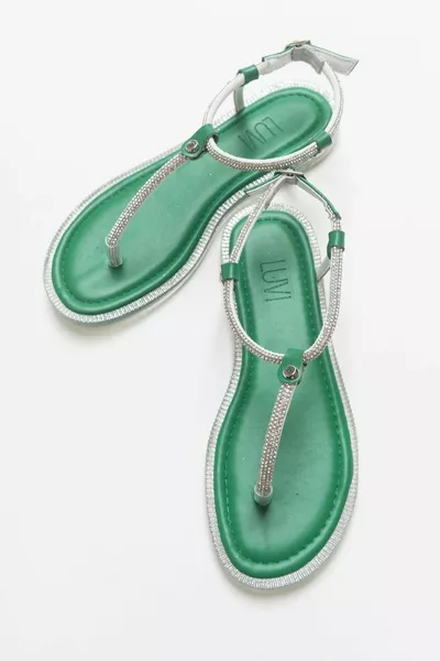 مونو جرين ستون فليب فلوب صنادل نسائية