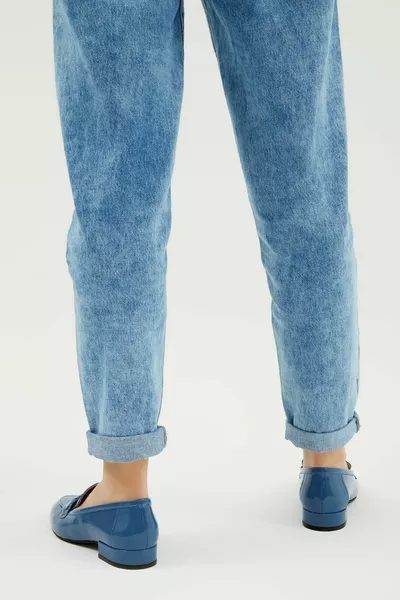 أحذية لوفر جلد طبيعي للسيدات  a Bn Ayk 