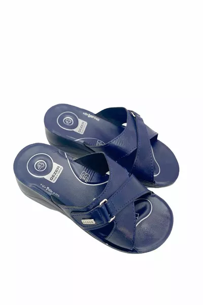 Vrouwen New Season Anatomische Zool 4-punts pantoffels Model - Marineblauw