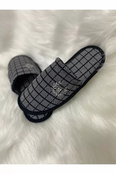 Confezione da 3 pantofole da casa da uomo-Pantofole per gli ospiti-Pantofole per pacchetto dote-Pantofole da sposo-Pantofole da balcone