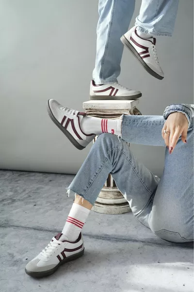 حذاء رياضي رياضي يومي للجنسين أربطة، جارسيا مضمون، داعم للأرجل