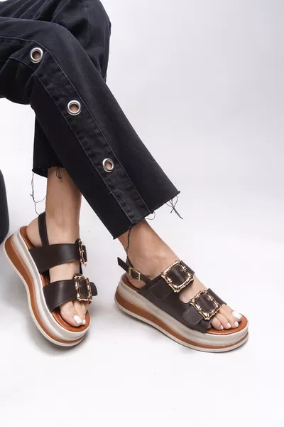 Sandali da donna Alyfarrel  Marrone