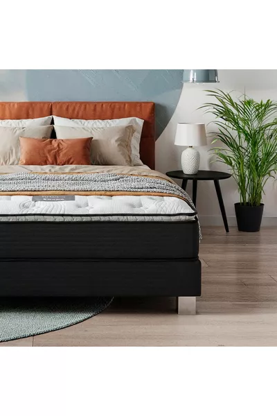 مرتبة يوكو إيليت بغطاء وسادة علوية ووسادة فيسكو