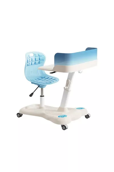 Bureau de travail mobile Plus Bleu