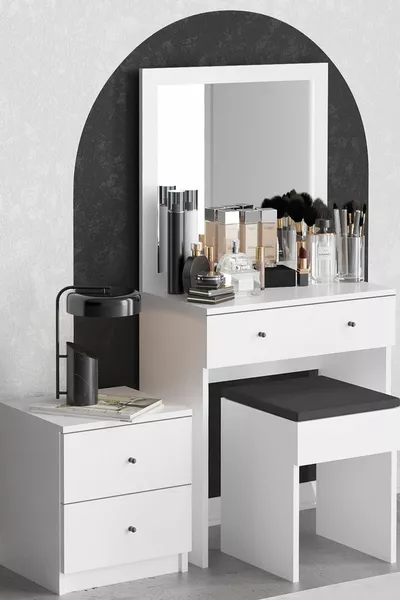 Coiffeuse Nice blanche