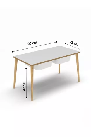 طاولة نشاط خشبية للأطفال مع طقم كرسي ومقعد
