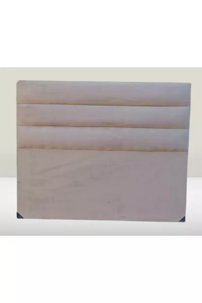 عنوان DK مزدوج الحجم 'قماش كريمي من ريش الحصان مع شرائح أفقية مصنوع يدوياً