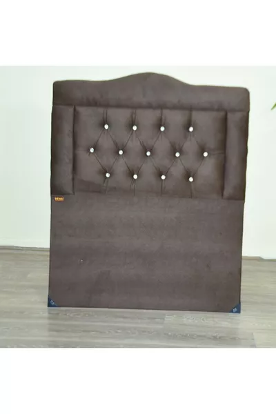 عنوان  لِيك  قماش قهوة ريشة المهر مبطّن ممتلئ موديل يدوي