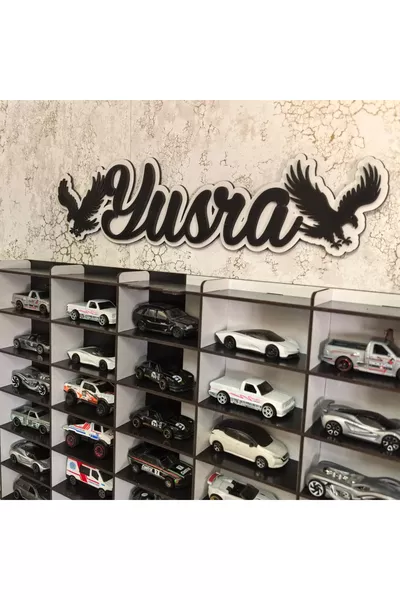 رف سيارة ألعاب مقياس 1/ مع غطاء أكريليك، متوافق مع سيارات هوت ويلز وماشبوكس المعدنية، نموذج سيارة ألعاب