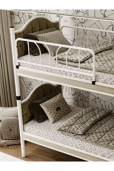 Argimo Melis Genç Çocuk Odası Metal Ranza ve Karyola  x  cm