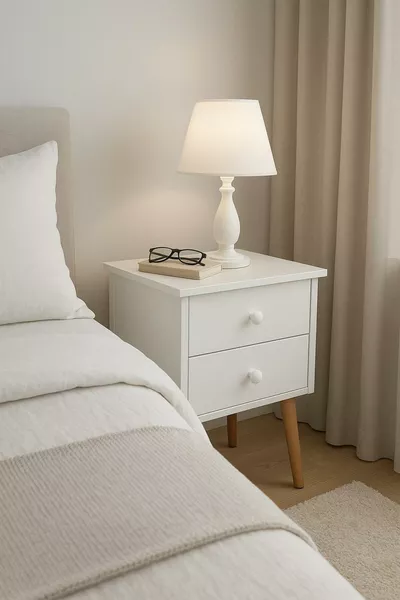 خزانة جانبية نيفا ذات درجين