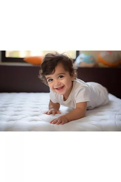 سرير أطفال أرثوبيدي من Cm - (مرتبة إسفنجية للأطفال والرضع، سرير للأطفال، سرير محمول)