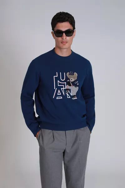 Pıtcher Herren Sweatshirt Saphirblau