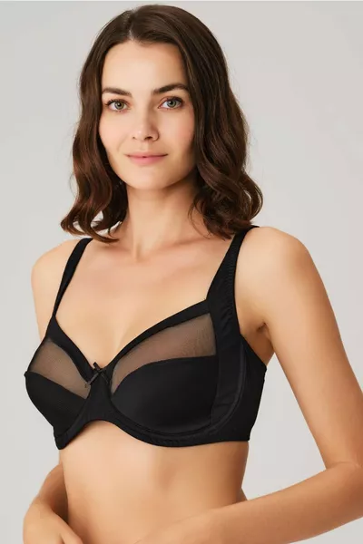 صدرية بدون دعم مع تغطية من التل الساتان مع رفرفة 