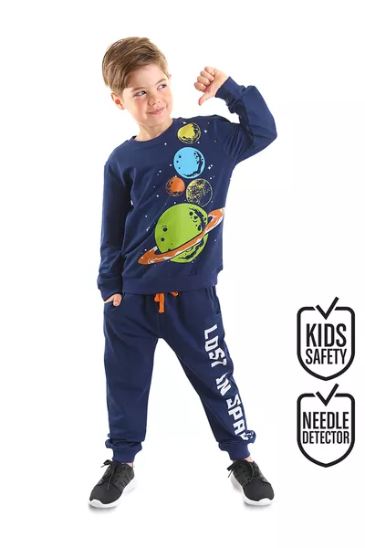 Planets Boys' Comfortable Tracksuit Set