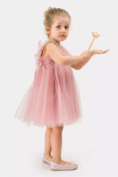 ملابس طفل رضيع للبنات فستان حفلة عيد ميلاد للأطفال البنات فستان زفاف صيفي تنورة شبكية بطبقة داخلية مجموعة ملابس للأطفال