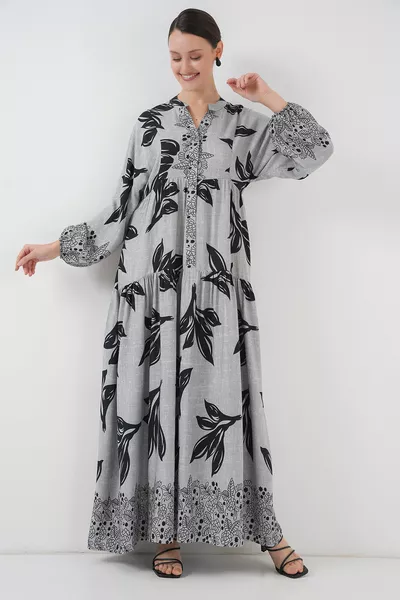  فستان بنقوش أصلية - حجر