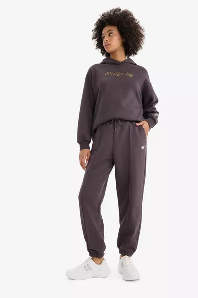 Pantalon de jogging NBA Brooklyn Nets oversize à poches doubles, bas large, SP