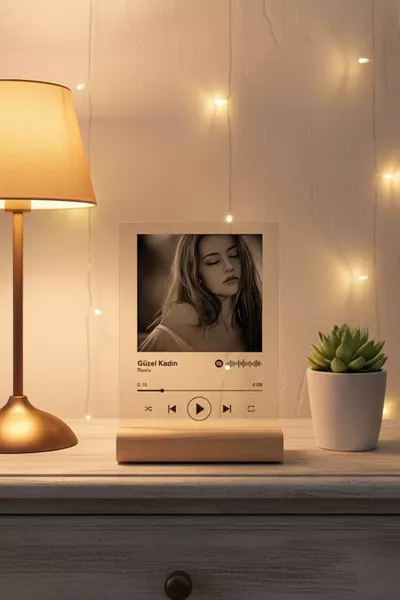 Индивидуальный Spotify с фотографиями и голосом