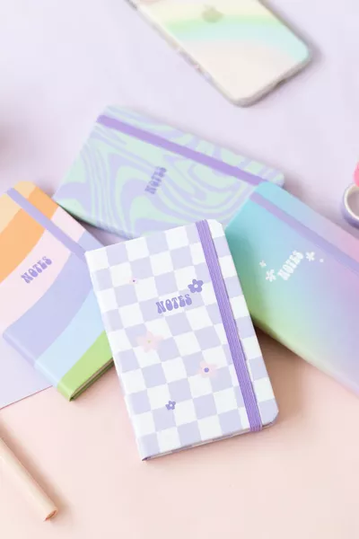 Set of 4 Pocket Notebooks, Lined Rainbow