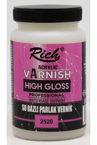 Акрилен лак с висок гланц Професионален водоразтворим лак  мл