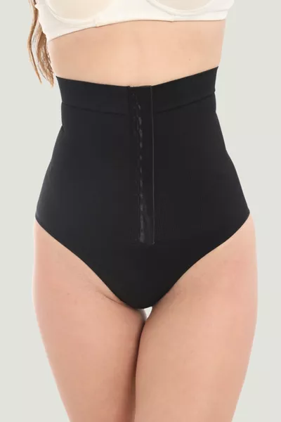 Slip corset avec agrafes et boucle – Sculptant le corps et affinant instantanément
