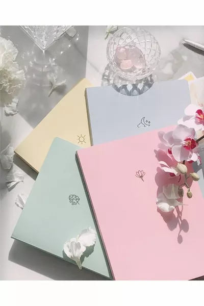 مجموعة دفاتر بدون خطوط 4 قطع