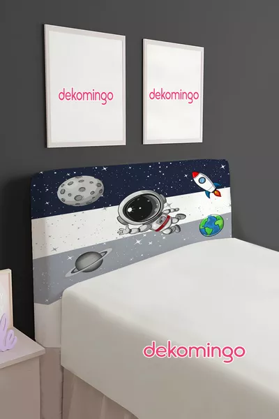 КАЛЪФ ЗА ПОДЛОЖКА И ТАПИЦЕРИЯ С ЛЕНТИ И КОСМИЧЕСКИ ДИЗАЙН (ЕДИНИЧЕН)