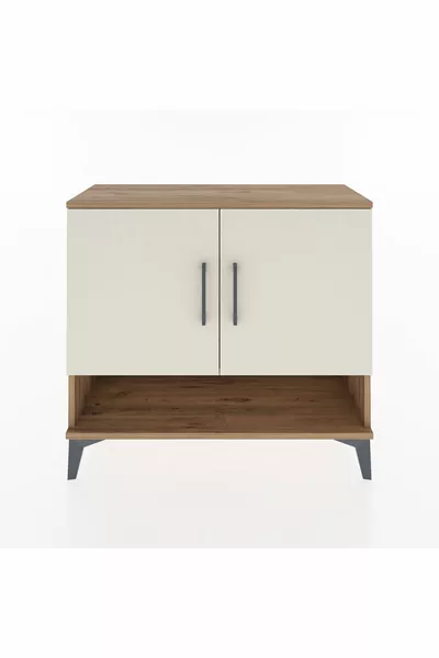 أرجس خزانة 2 رف 2 باب خشب الصنوبر-حجر الصوان