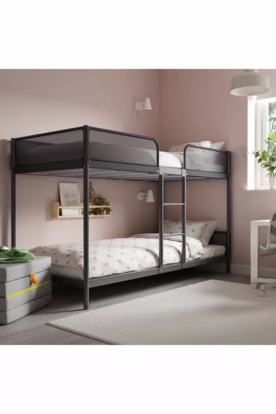 двухъярусная кровать, темно-серый, см