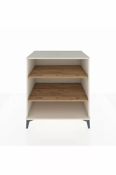 Kronos Dressoir 2 Planken Kalksteen-Naaldhout