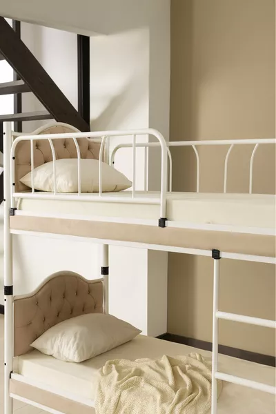 Melis Double Metal Bunk Bed and Bed Frame