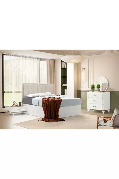 CHÊNE Chambre à coucher 6 portes