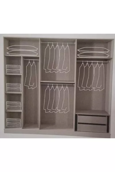 ARMADIO KERMES MDF A 6 ANTE