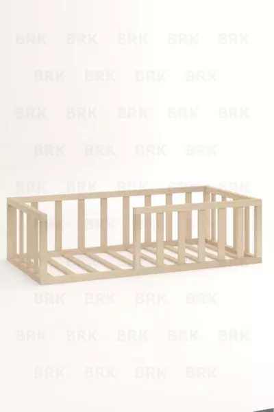 Montessori Bed Zonder Poten Natuurlijke % Dennenhout Kinderen en Baby's