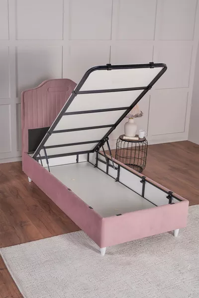 Комплект с основанием и изголовьем Royal Lux с ящиком РОЗОВЫЙ (КРОВАТЬ НЕ ВКЛЮЧЕНА)