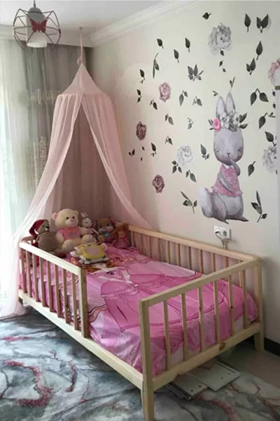 DESİGN Holz Montessori Bett mit Füßen