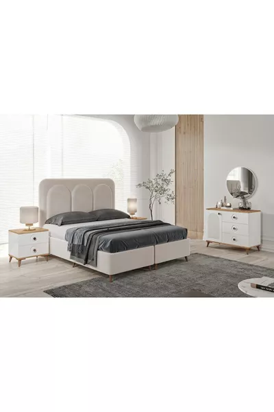 تركيب مجاني - مجموعة غرفة نوم كاملة من MDF مع 6 أبواب في نيفادا