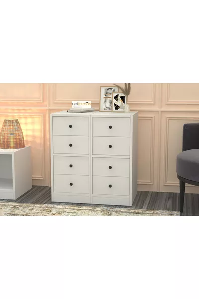 دولاب أدراج أبيض  سم -ç