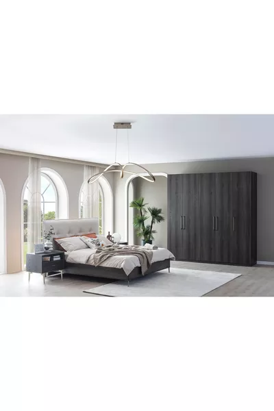 غرفة نوم باندور نوكس، جوز داكن