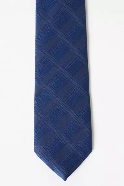 Men's Navy Patterned Navy Tie