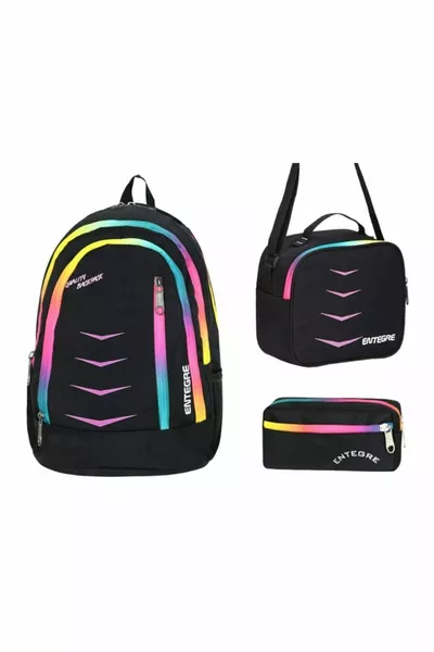 Entegre  3'lü Ilkokul Çantası Seti