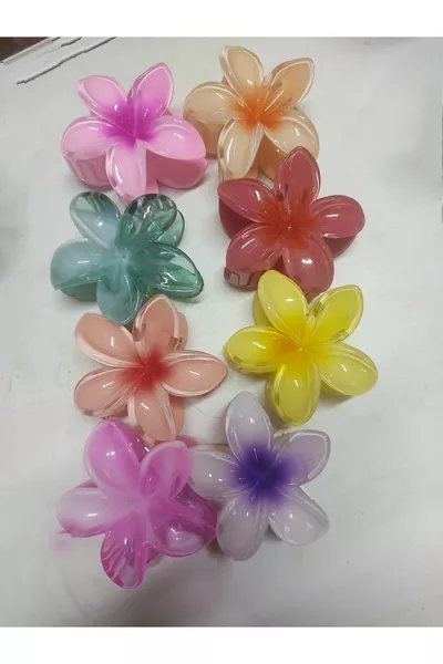 مشبك شعر على شكل زهرة اللوتس، يرجى تحديد اللون